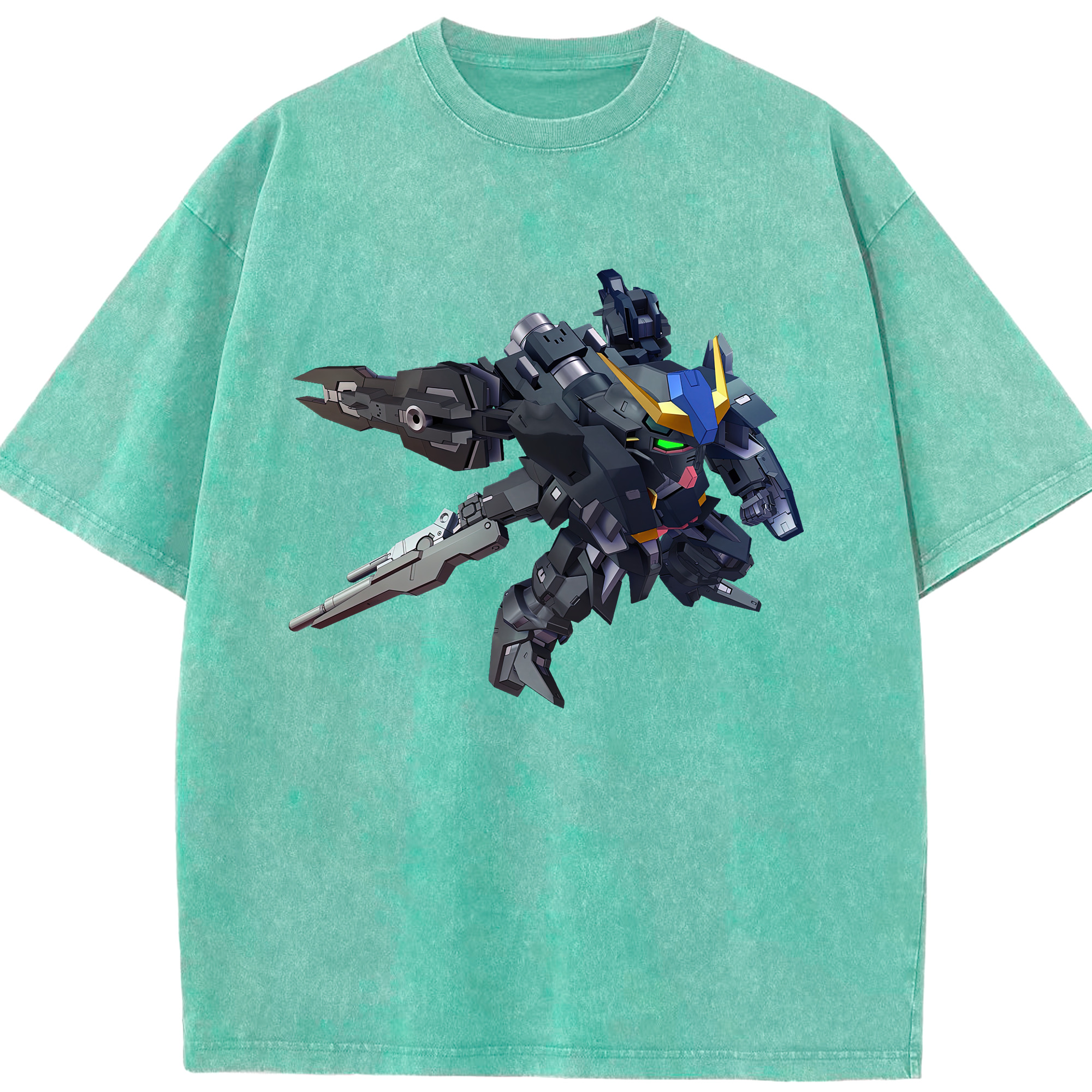 （画像用） 機動戦士ガンダム Mobile Suit Gundam 綿100% ヴィンテージ風 半袖Tシャツ（フロントプリント）
